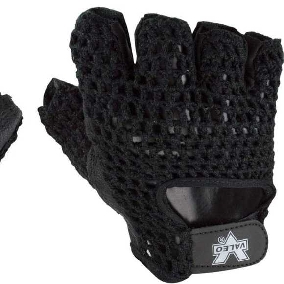 Valeo Mesh & Leather Back Lifting Gloves, Net Training Gym Weight Lifting XL NEW - Picture 2 of 4
